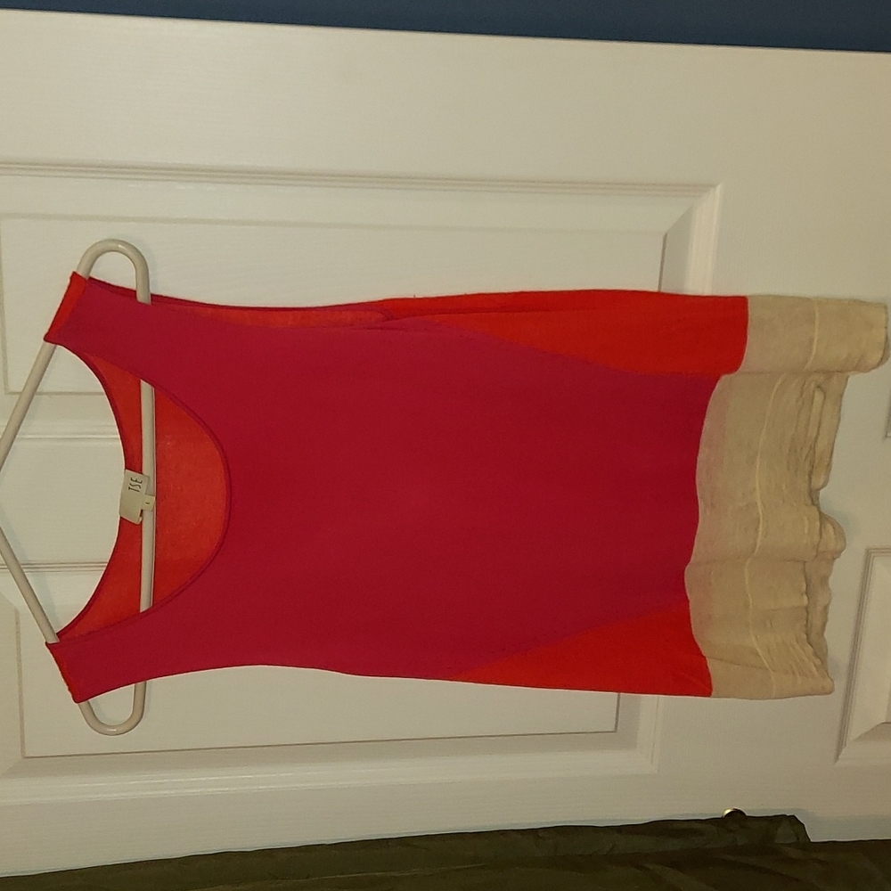 TSE Colorblock‎ Knit Tank Top Sleeveless Shell Large